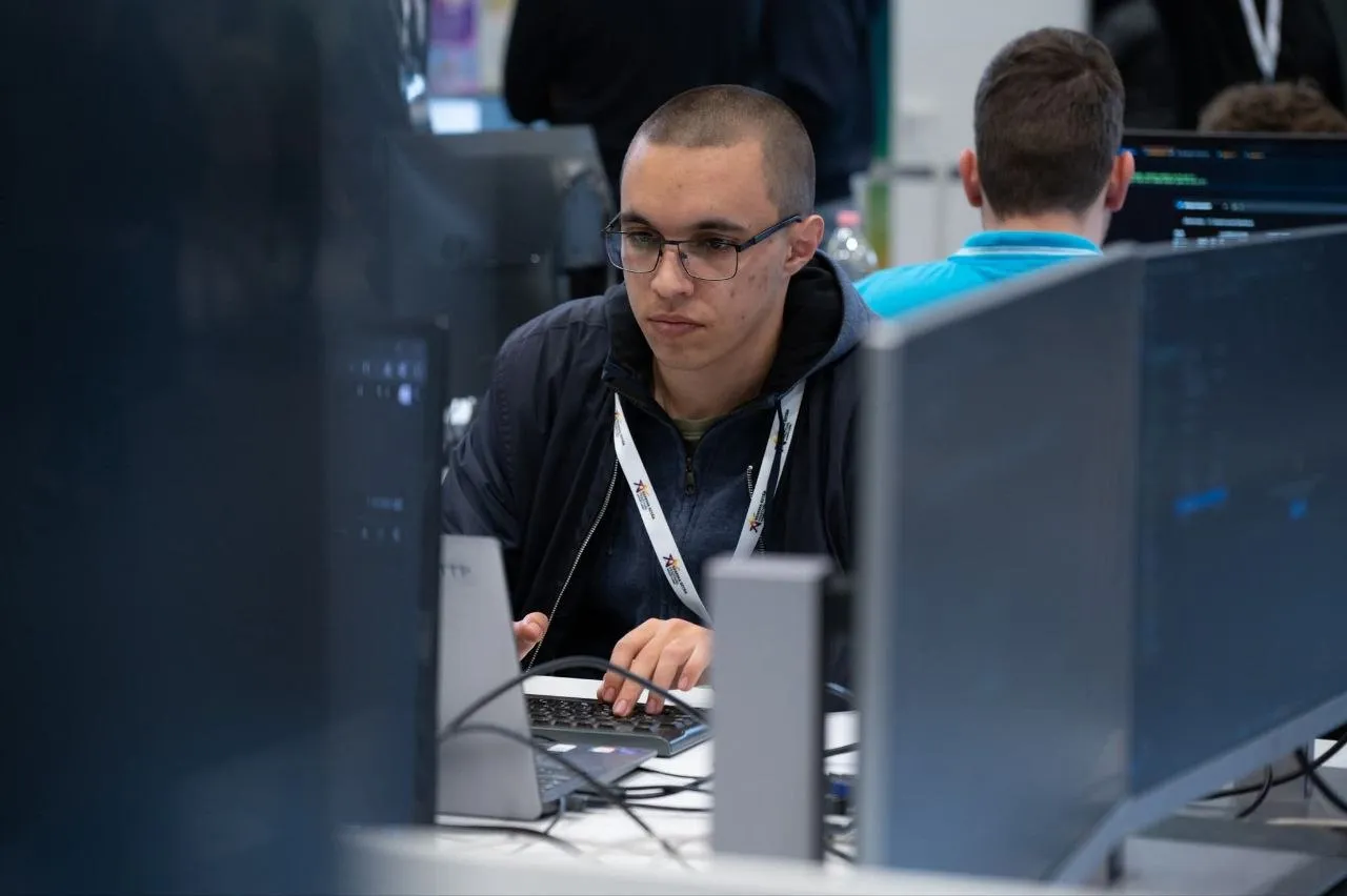 Photo of Király Sándor competing at EuroSkills 2027 Hungarian National Qualifier